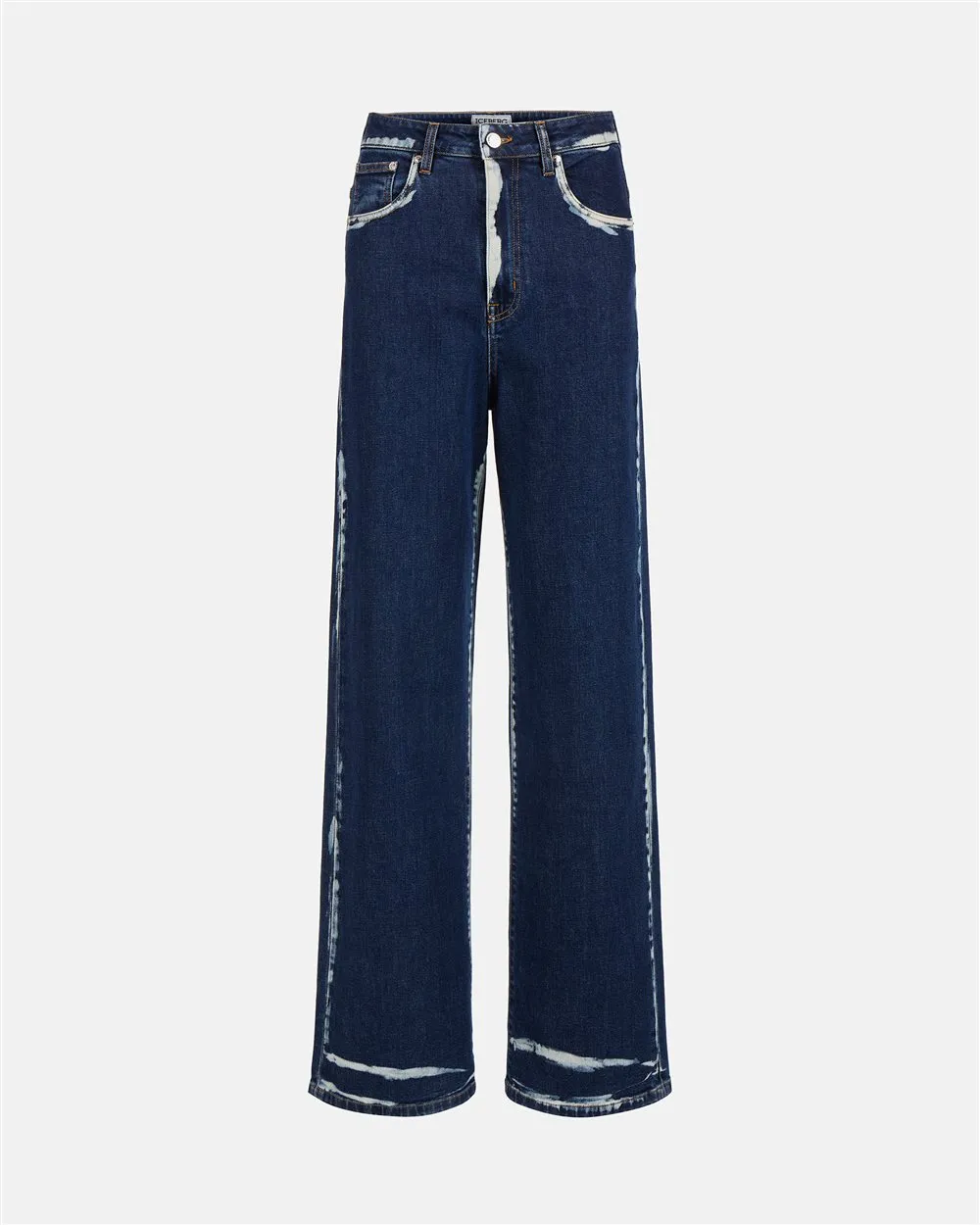 5 pocket wide leg jeans