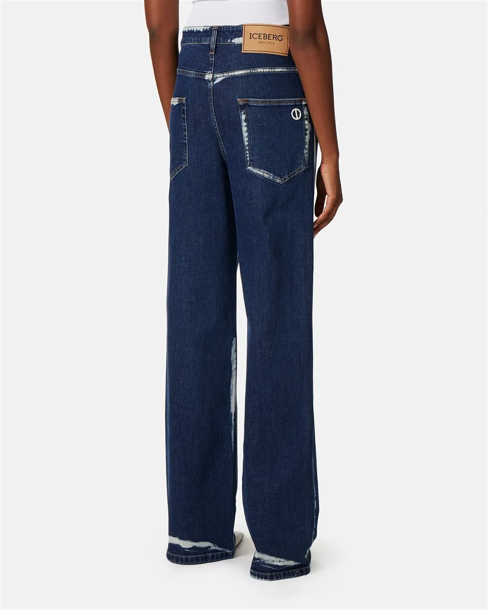 5 pocket wide leg jeans