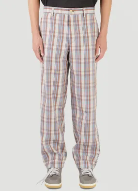 Acne Studios Check Straight-Leg Pants