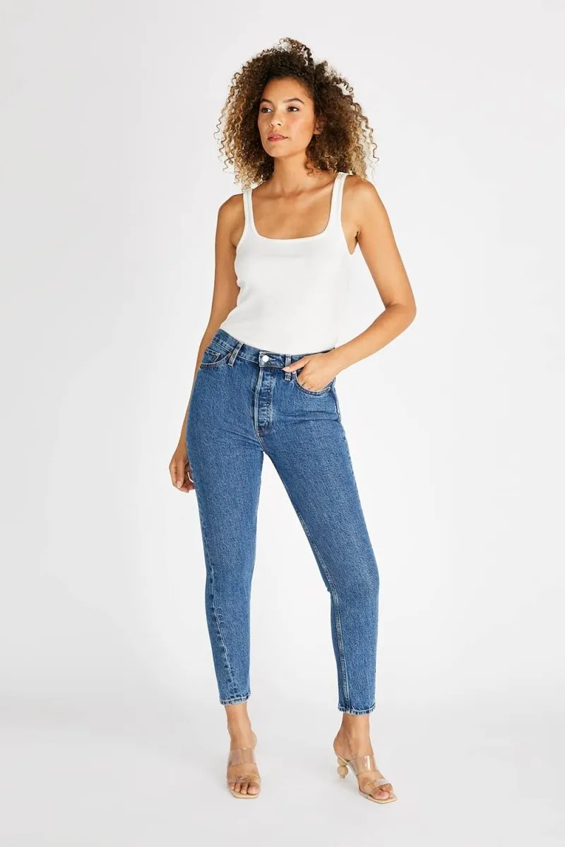 Alex High Rise Skinny With Twist Seam - Sequoia