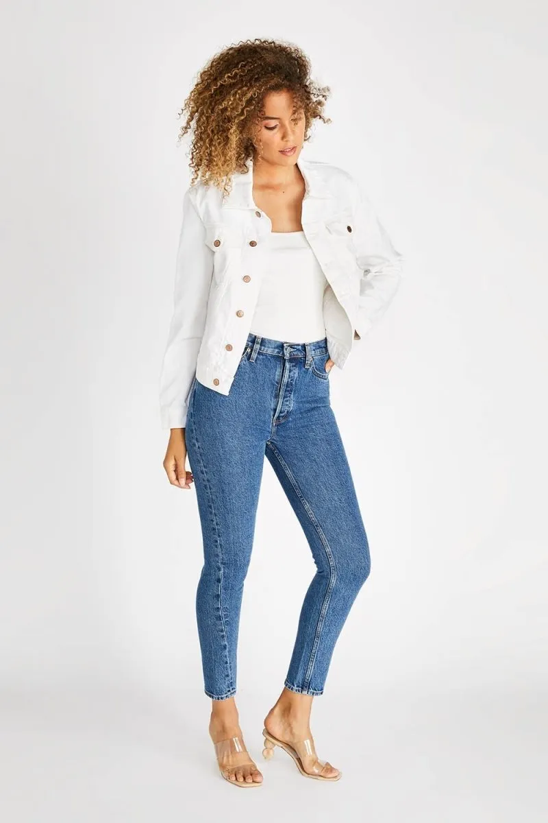Alex High Rise Skinny With Twist Seam - Sequoia