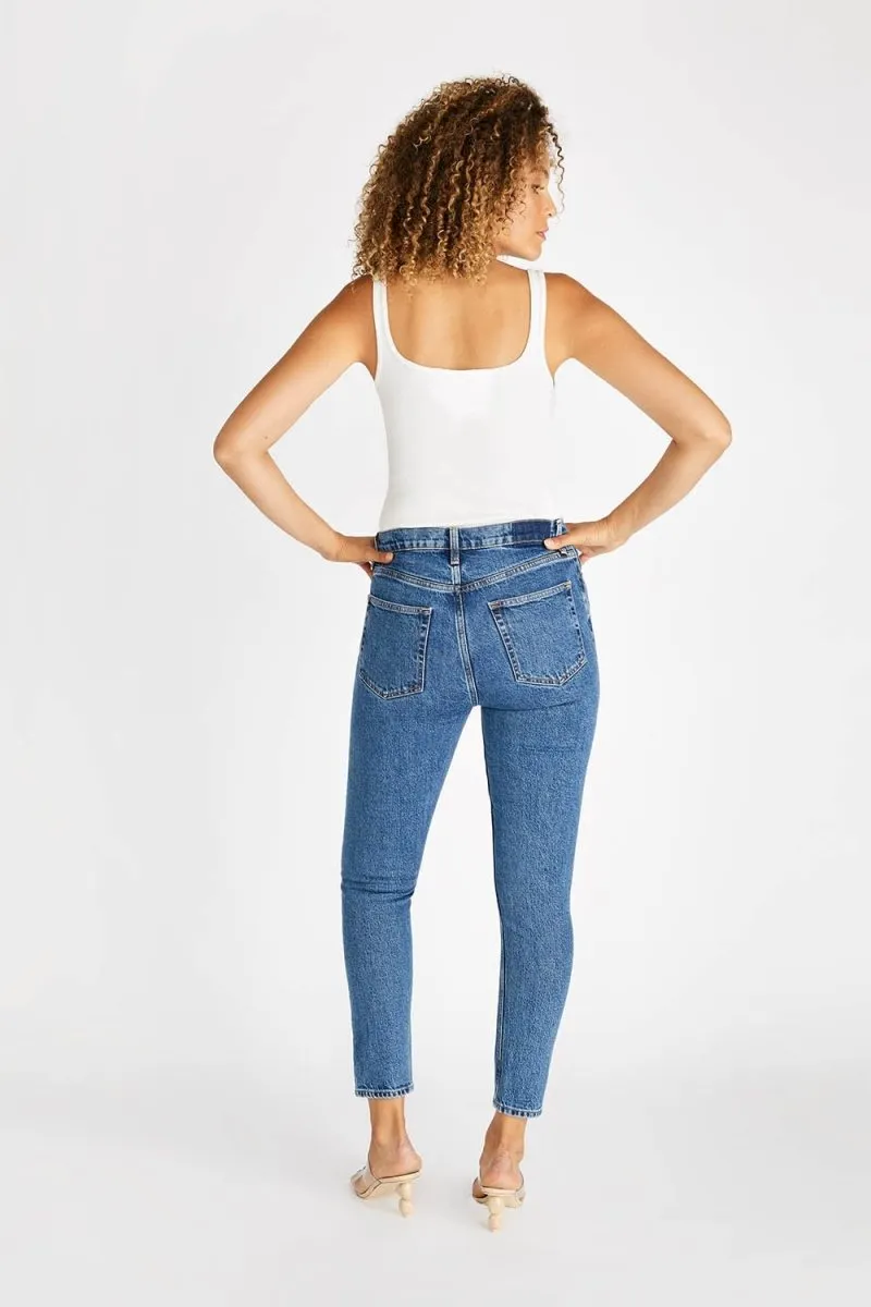 Alex High Rise Skinny With Twist Seam - Sequoia