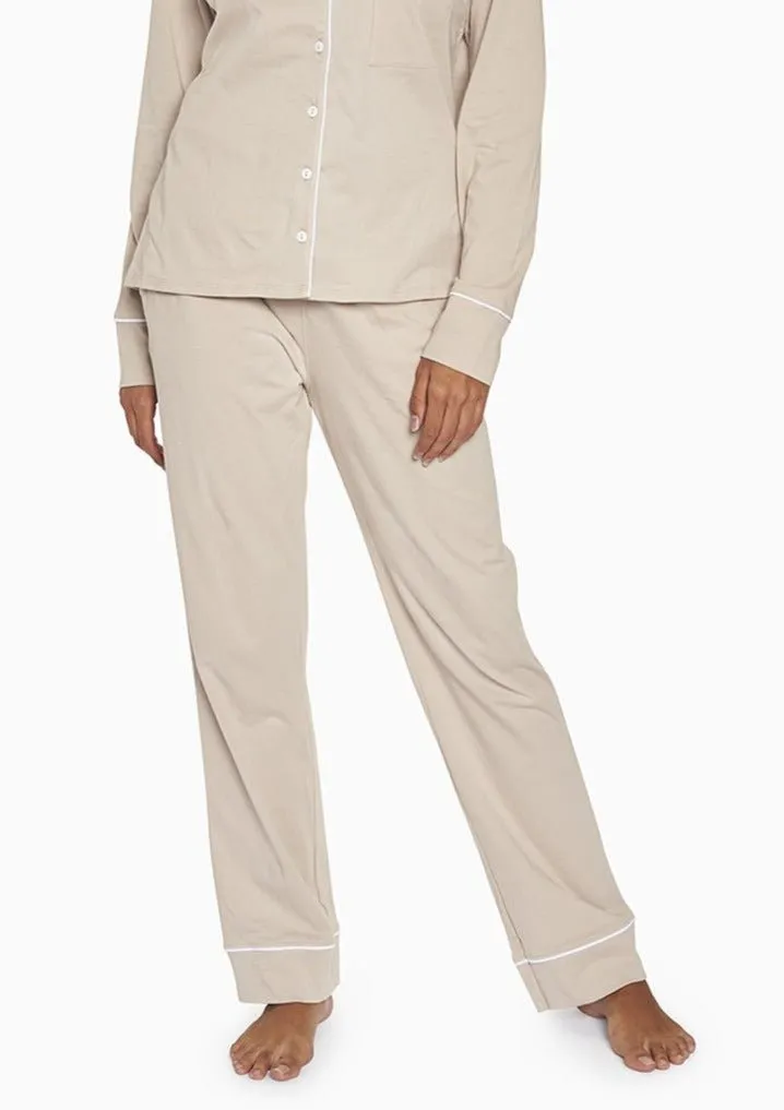 Alex Sleep Pant in Taupe