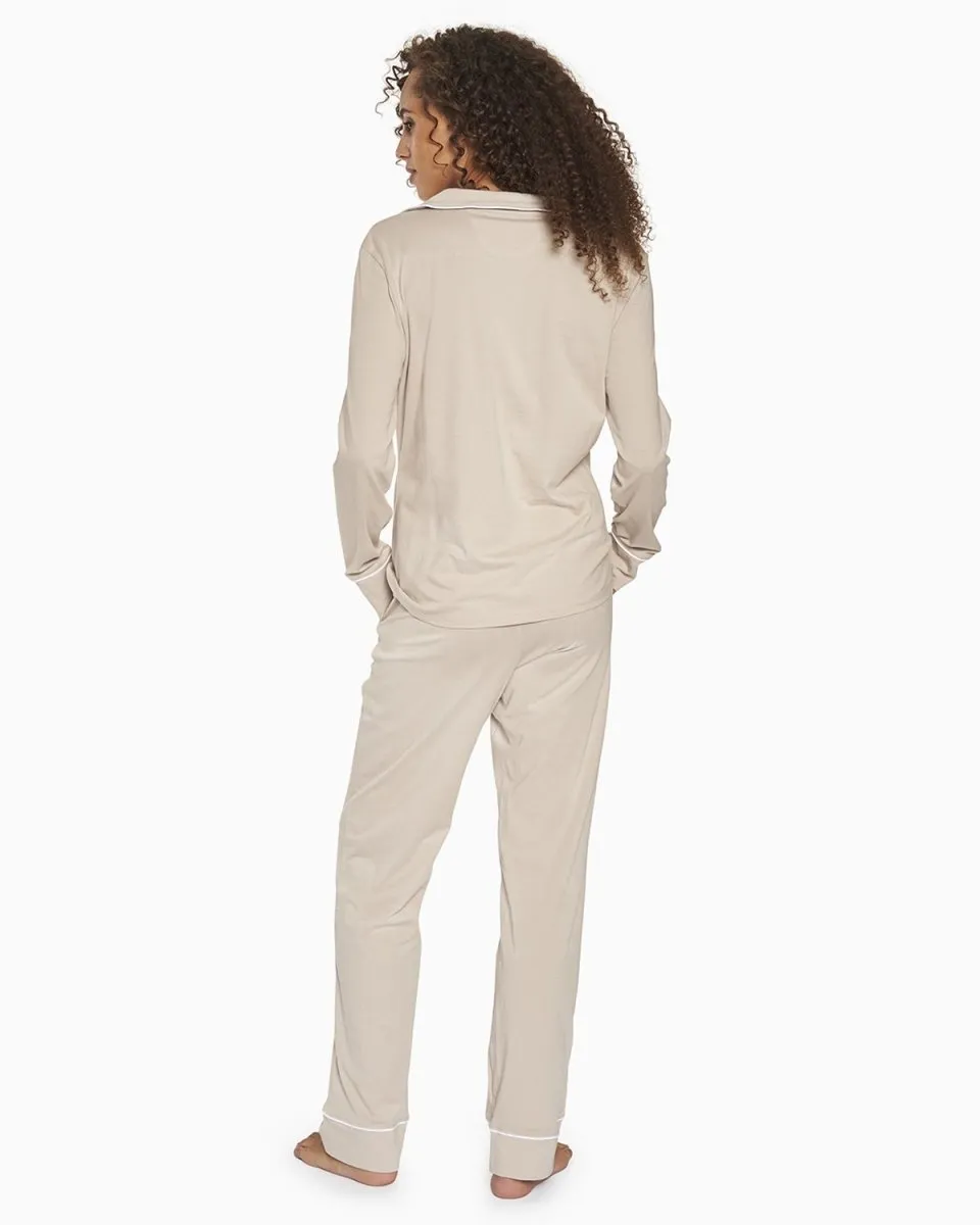 Alex Sleep Pant in Taupe