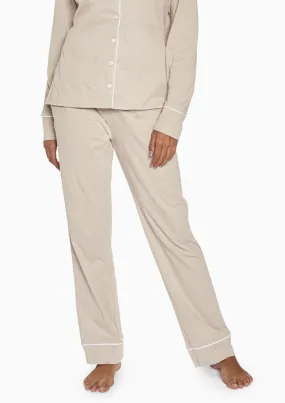 Alex Sleep Pant in Taupe