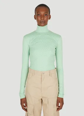 Ambush Mini Monogram High Neck Top