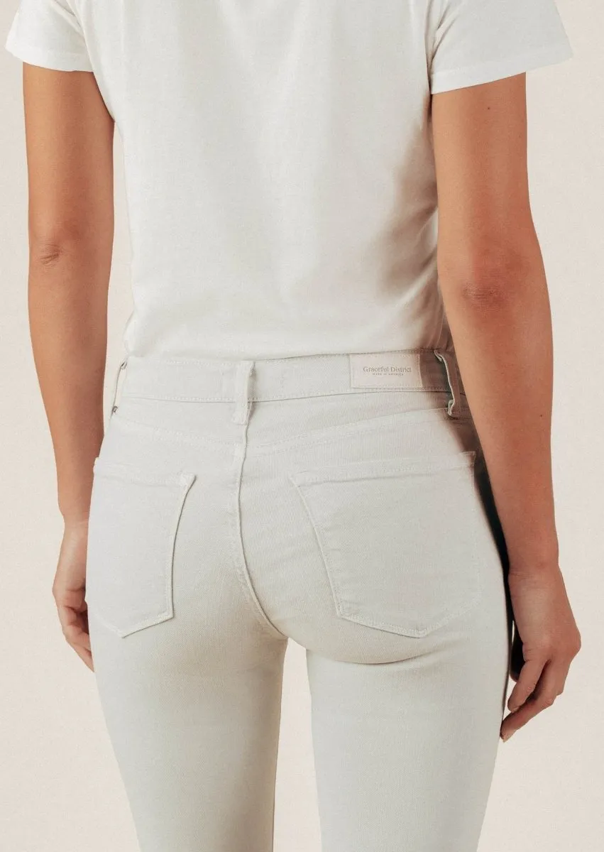 Annie 4-Pocket Pant in Ice Gray