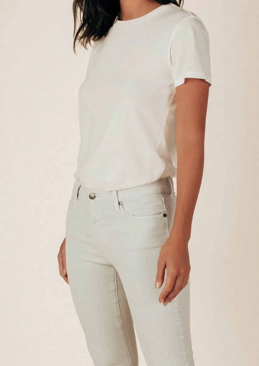 Annie 4-Pocket Pant in Ice Gray