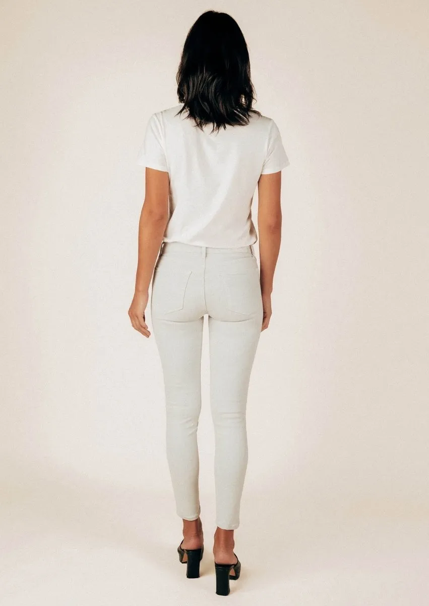 Annie 4-Pocket Pant in Ice Gray