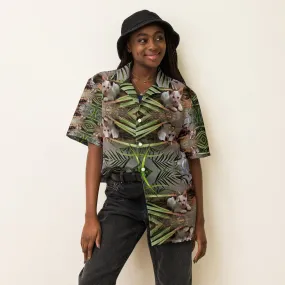 Bamboo Cat Unisex button shirt