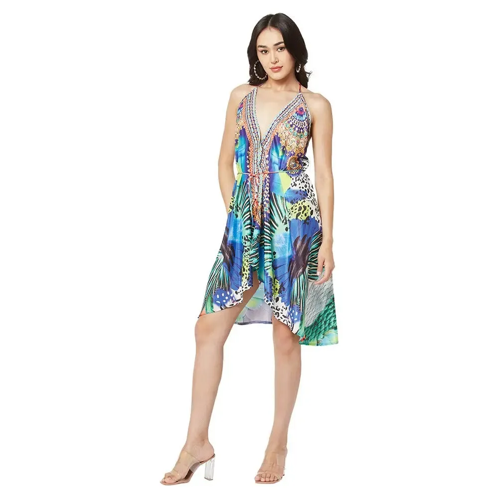 Beach and Resort High-Low Halter Dresses
