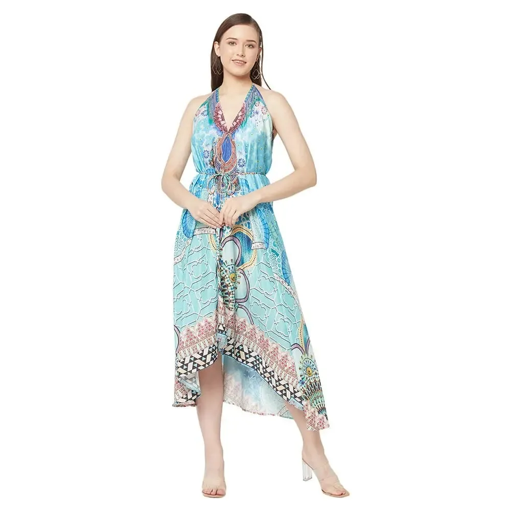 Beach and Resort High-Low Halter Dresses