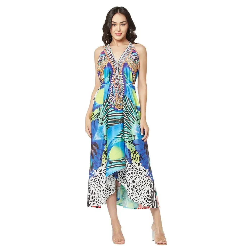 Beach and Resort High-Low Halter Dresses