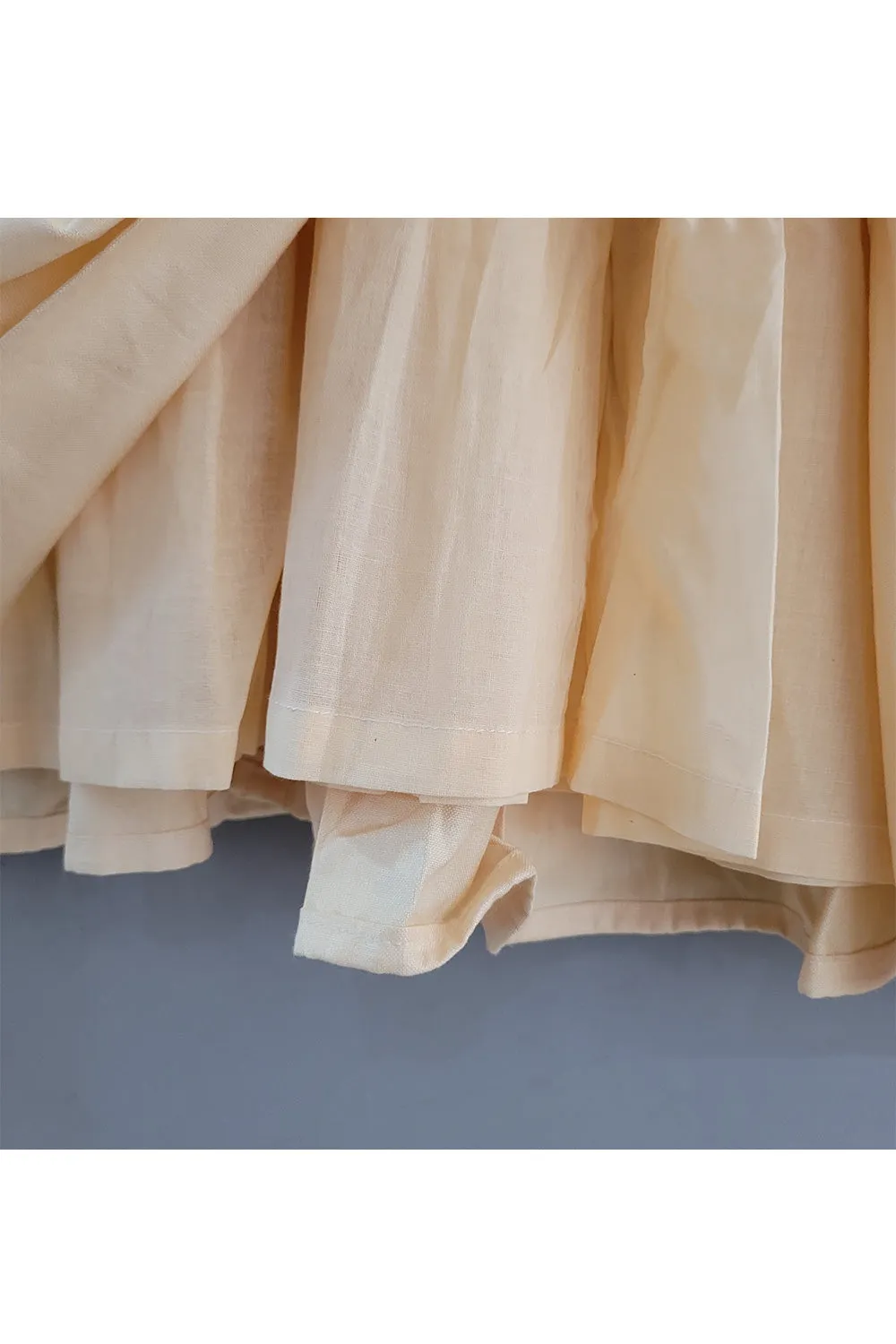 Beige Peacock Embroidered Anarkali With Dupatta Set