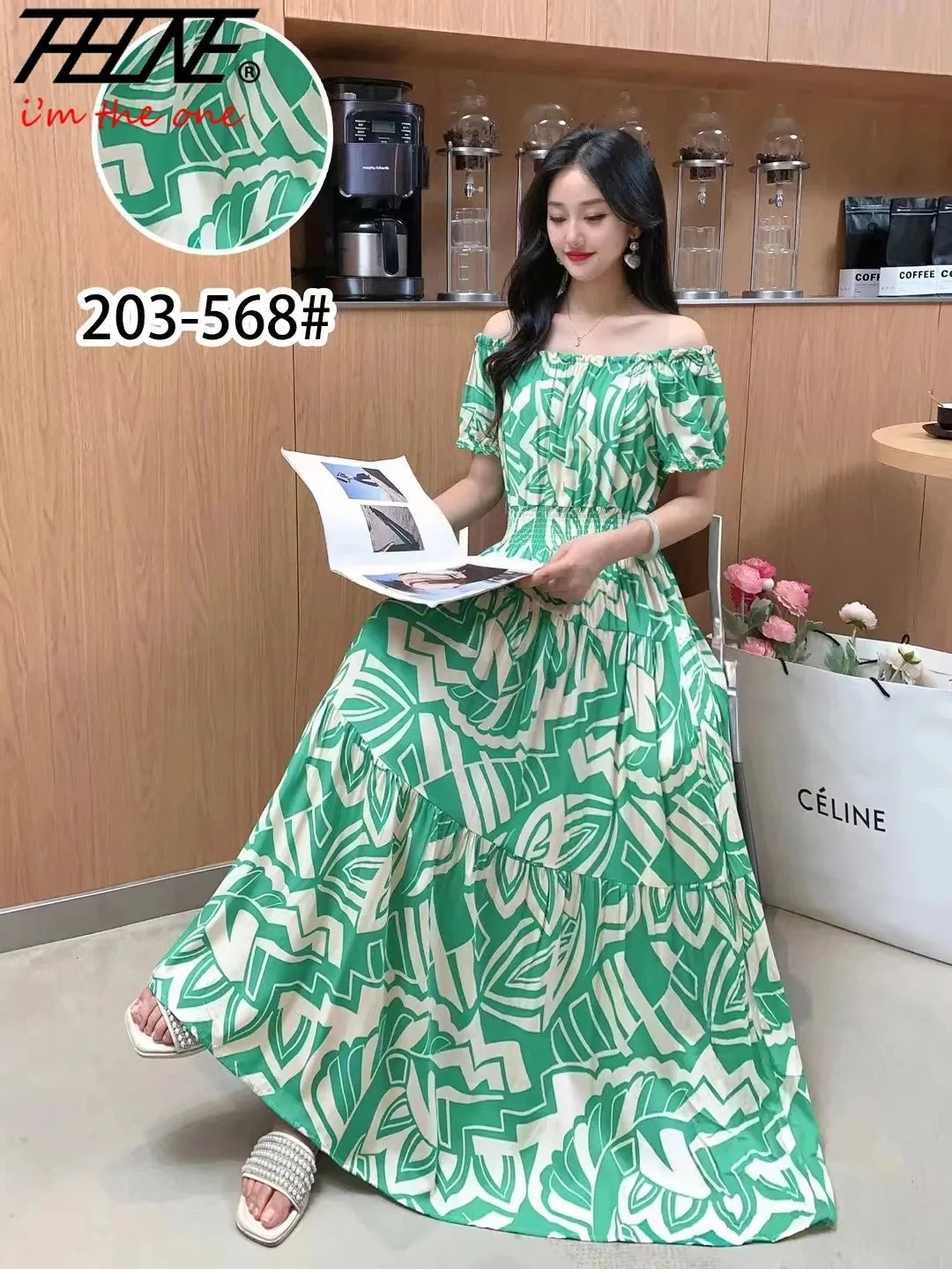 Bohemian Floral Maxi Dress - Sexy Summer Cotton Robe for Women, Indian & Korean Fashion Style
