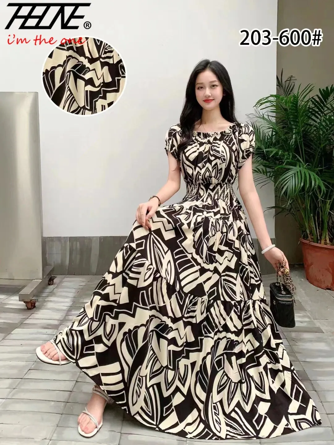 Bohemian Floral Maxi Dress - Sexy Summer Cotton Robe for Women, Indian & Korean Fashion Style