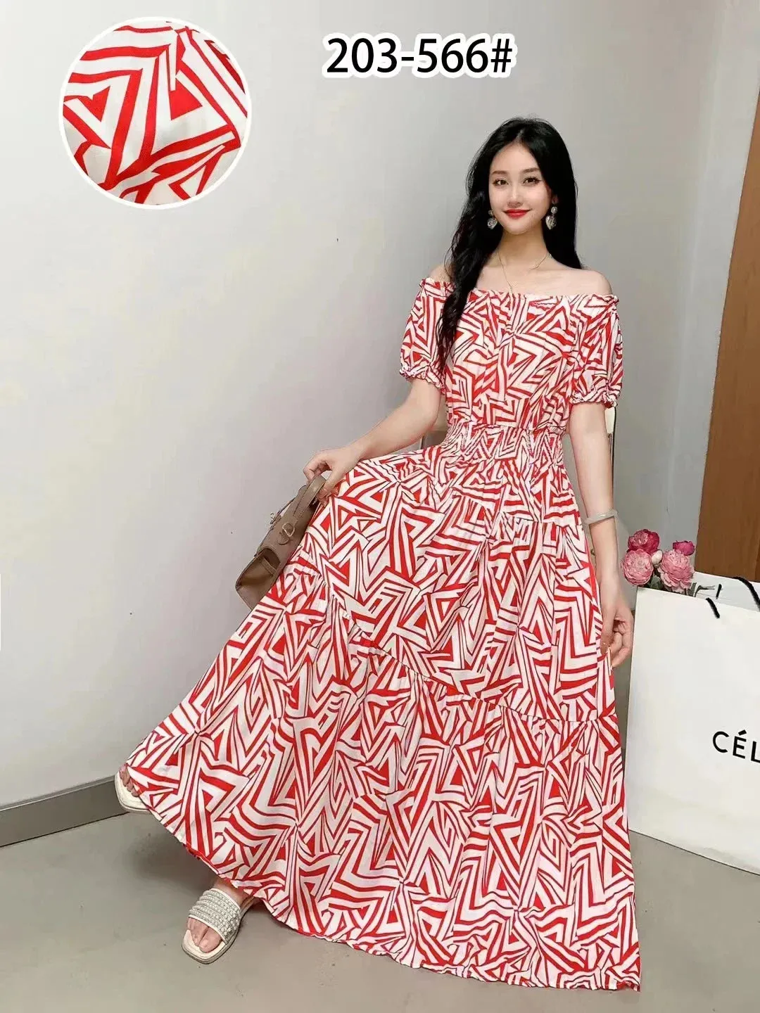 Bohemian Floral Maxi Dress - Sexy Summer Cotton Robe for Women, Indian & Korean Fashion Style