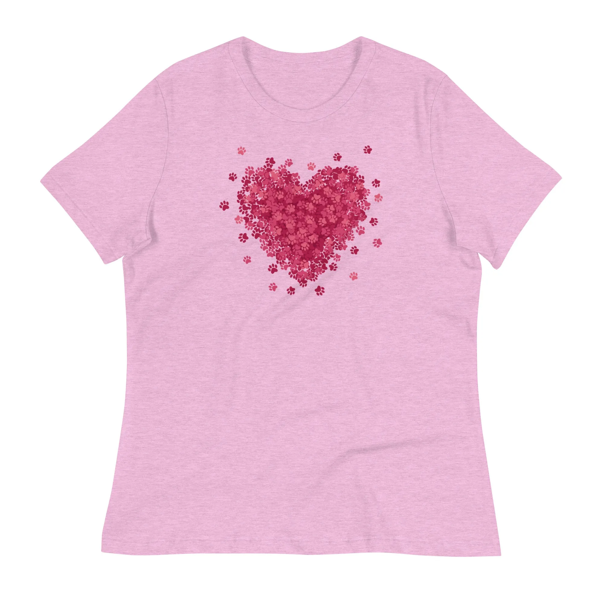 Bursting with Paw Love Women's Relaxed T-Shirt