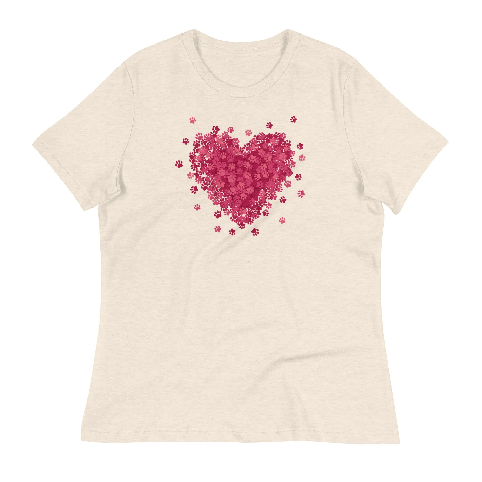 Bursting with Paw Love Women's Relaxed T-Shirt