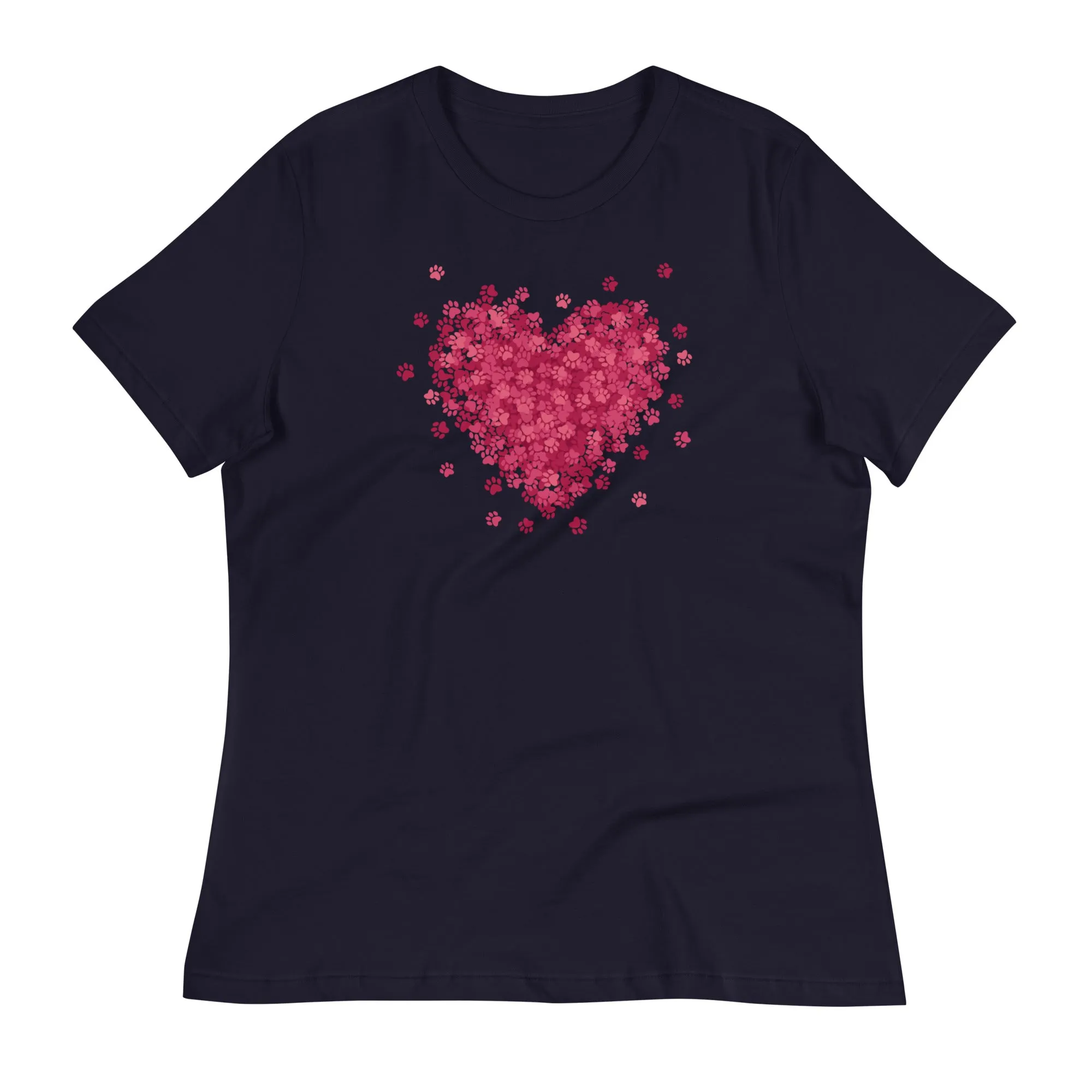 Bursting with Paw Love Women's Relaxed T-Shirt