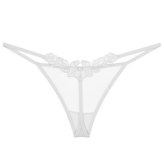 Butterfly Embroidered Underwear