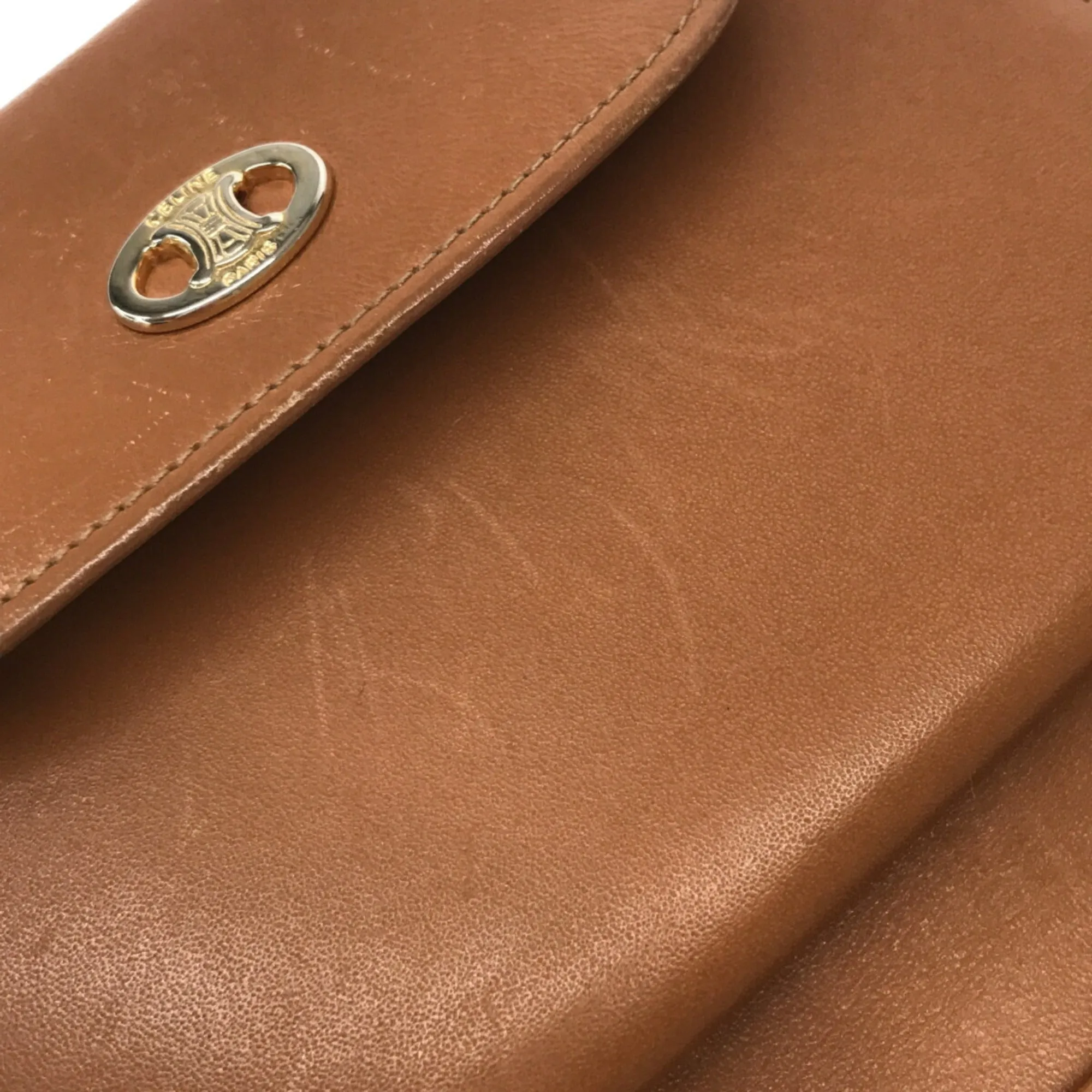 Celine Macadam Pattern Clasp Wallet Women's Brand Clothing Accessory