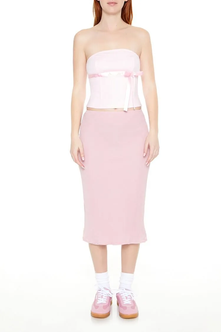 Chiffon Midi Skirt