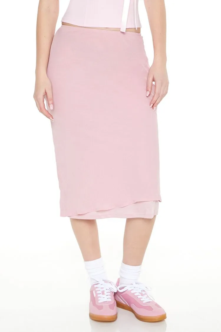 Chiffon Midi Skirt