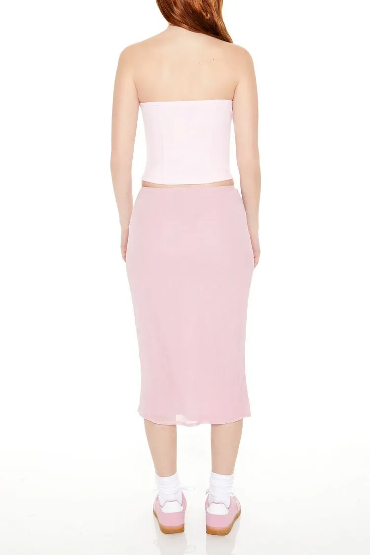 Chiffon Midi Skirt