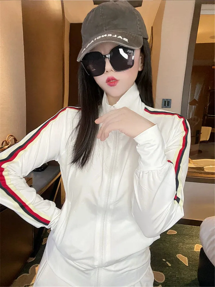 Coat Women's Short Sports Milk Silk Mask Sun Protection Clothing