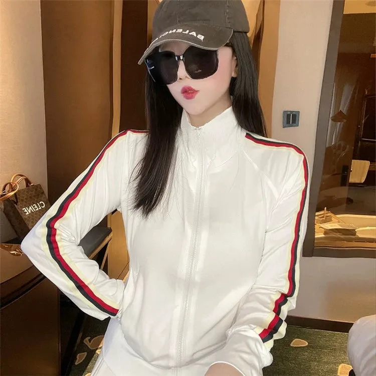 Coat Women's Short Sports Milk Silk Mask Sun Protection Clothing