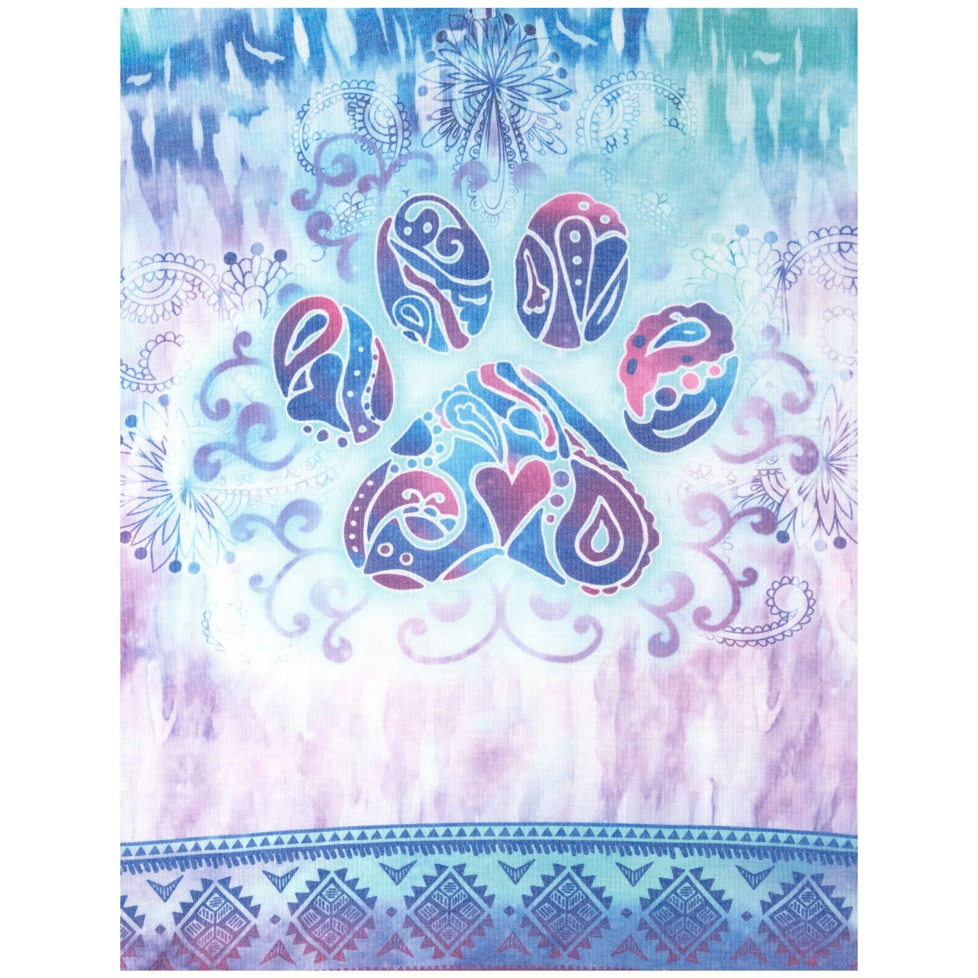 Cosmic Dreams Paw Print Hooded Top