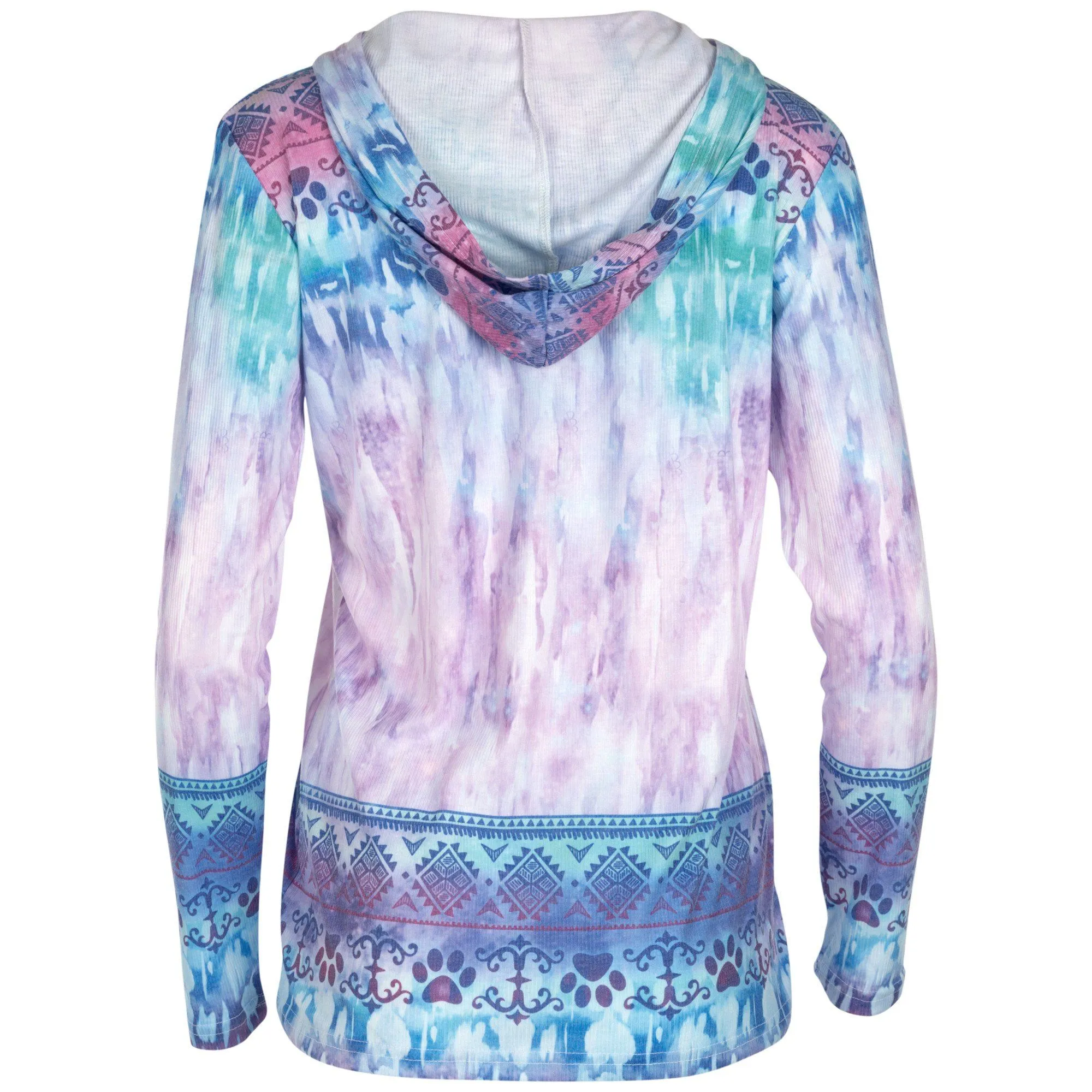 Cosmic Dreams Paw Print Hooded Top