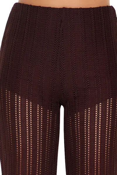 Crochet Wide-Leg Pants