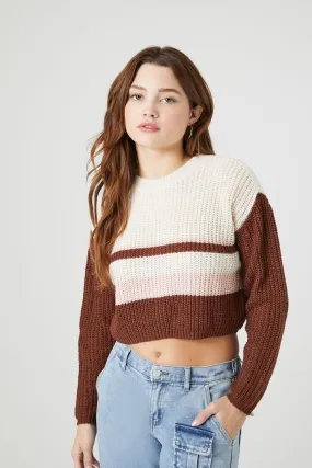 Cropped Stripe Sweater