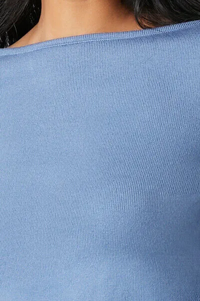 Cropped Tie-Back Sweater