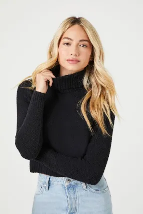 Cropped Turtleneck Sweater