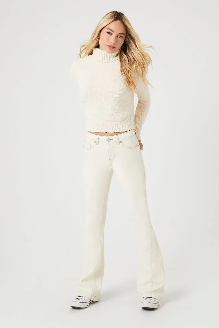 Cropped Turtleneck Sweater
