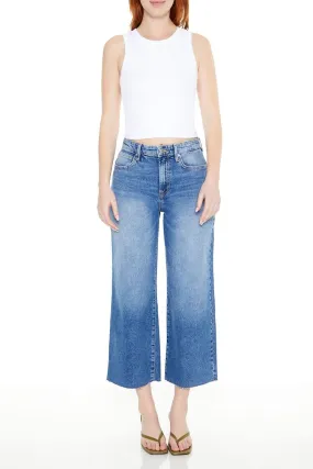 Cropped Wide-Leg Jeans