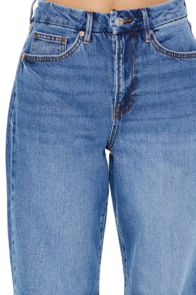 Curvy High-Rise Wide-Leg Jeans