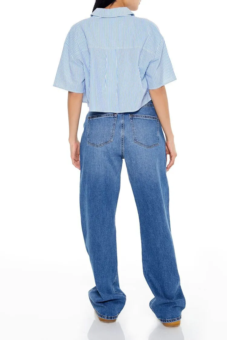 Curvy High-Rise Wide-Leg Jeans