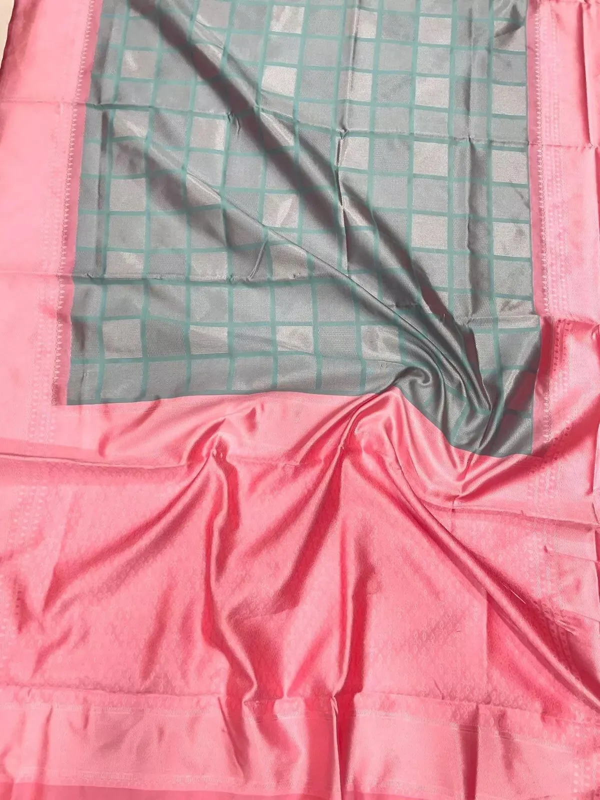 Designer Soft Lichi Silk With  Jacquard Work  Saree & Blouse