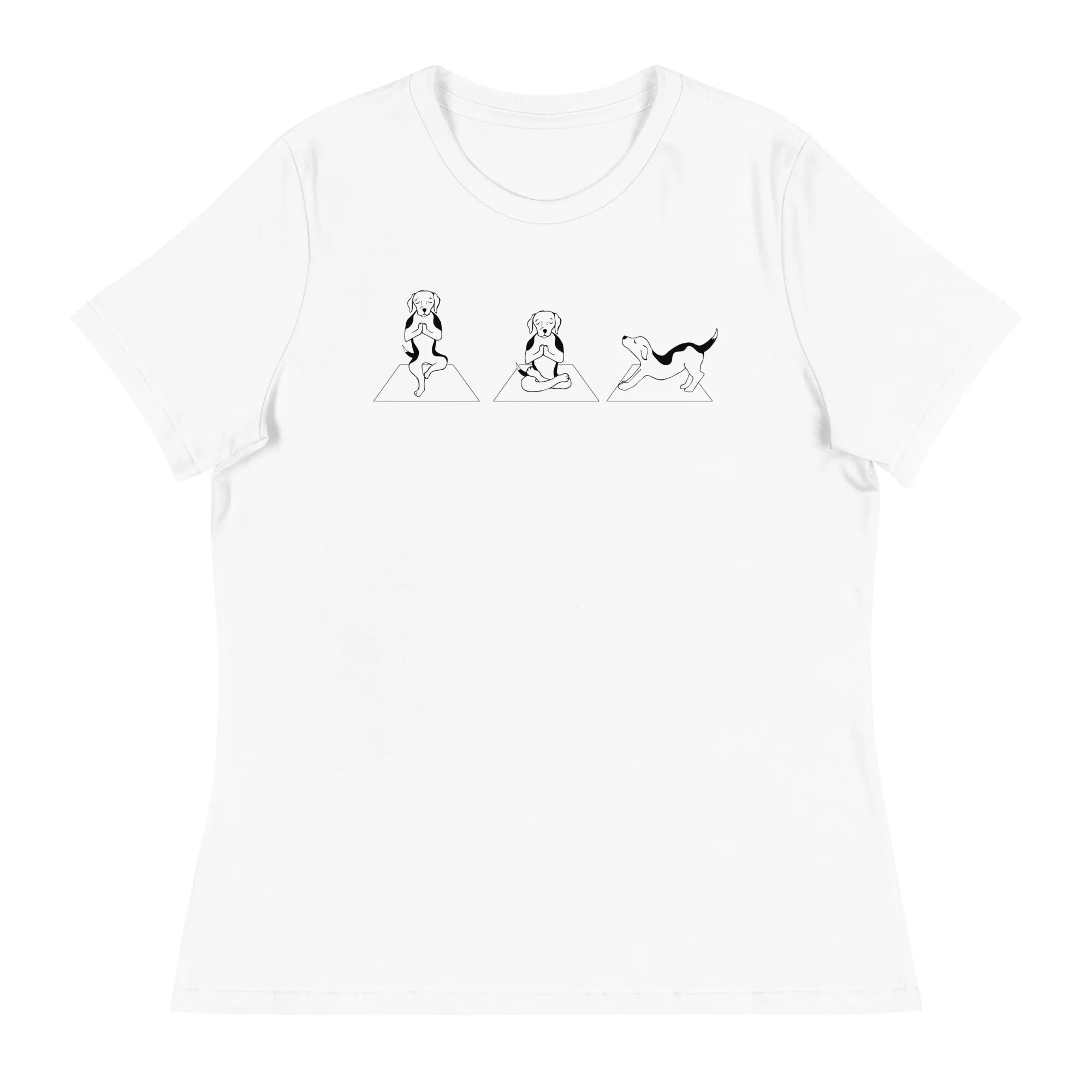 Dog Yoga Pose Relaxed T-Shirt