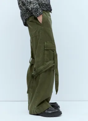 Dries Van Noten Loose-Strap Cargo Pants