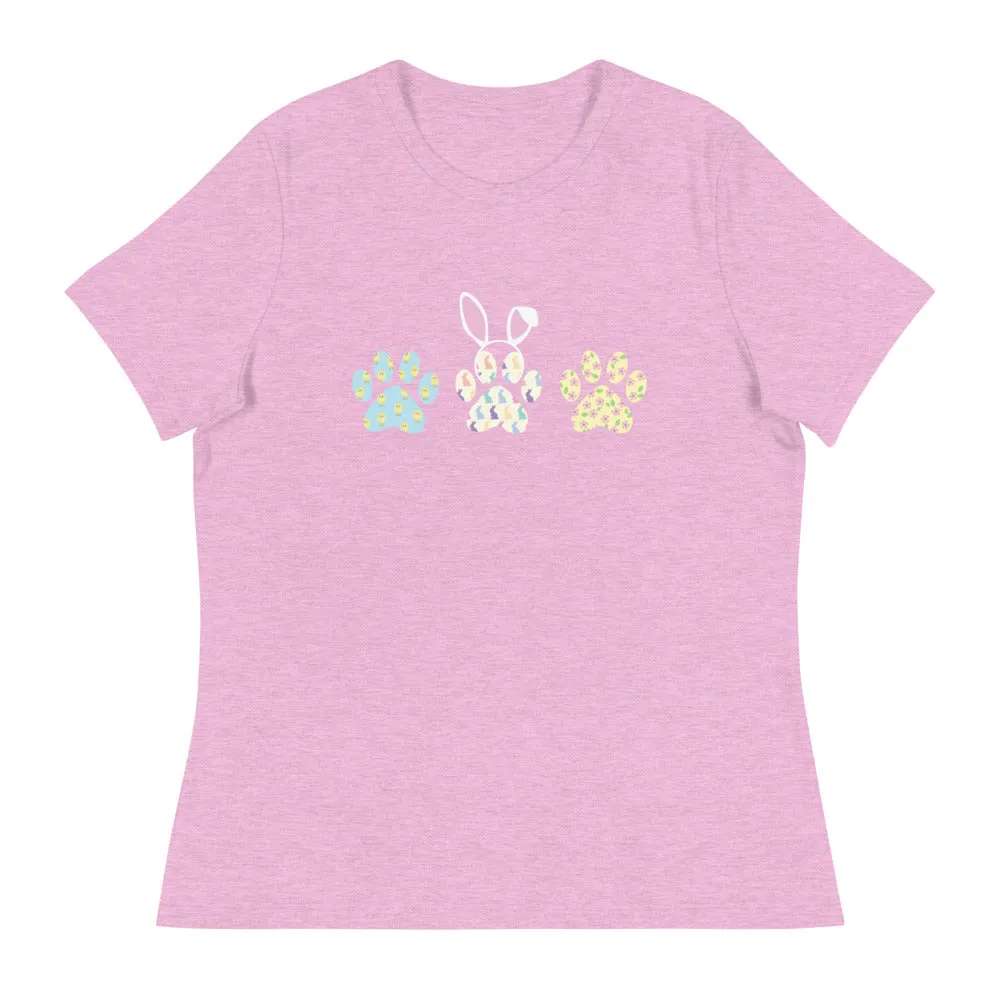 Easter Paws Women's Relaxed T-Shirt