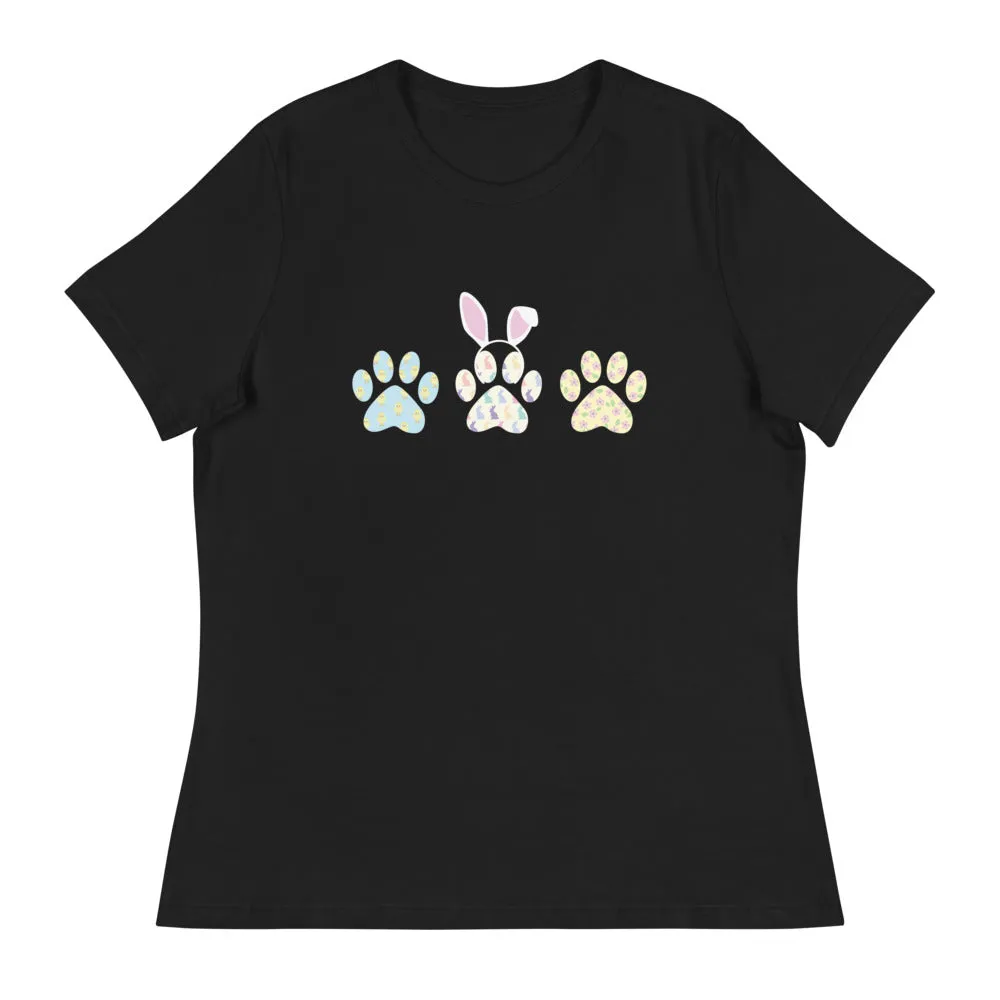 Easter Paws Women's Relaxed T-Shirt