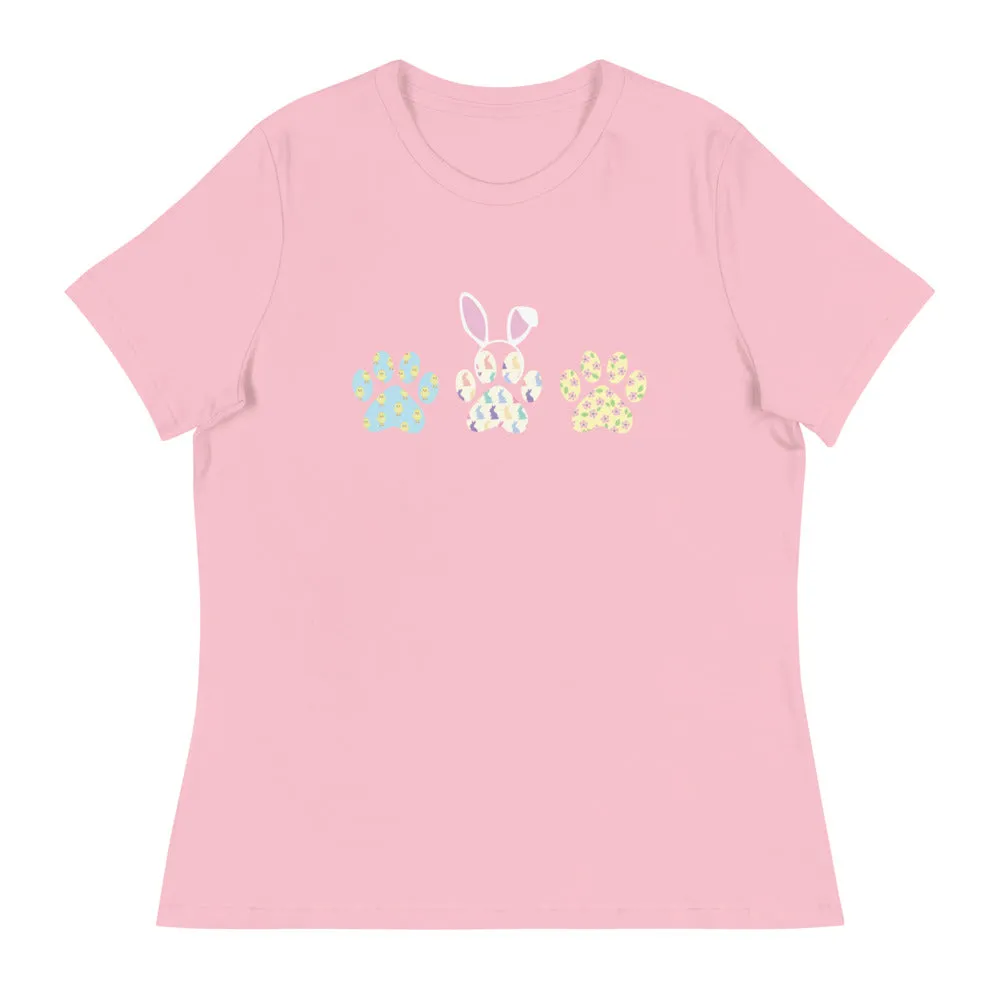 Easter Paws Women's Relaxed T-Shirt