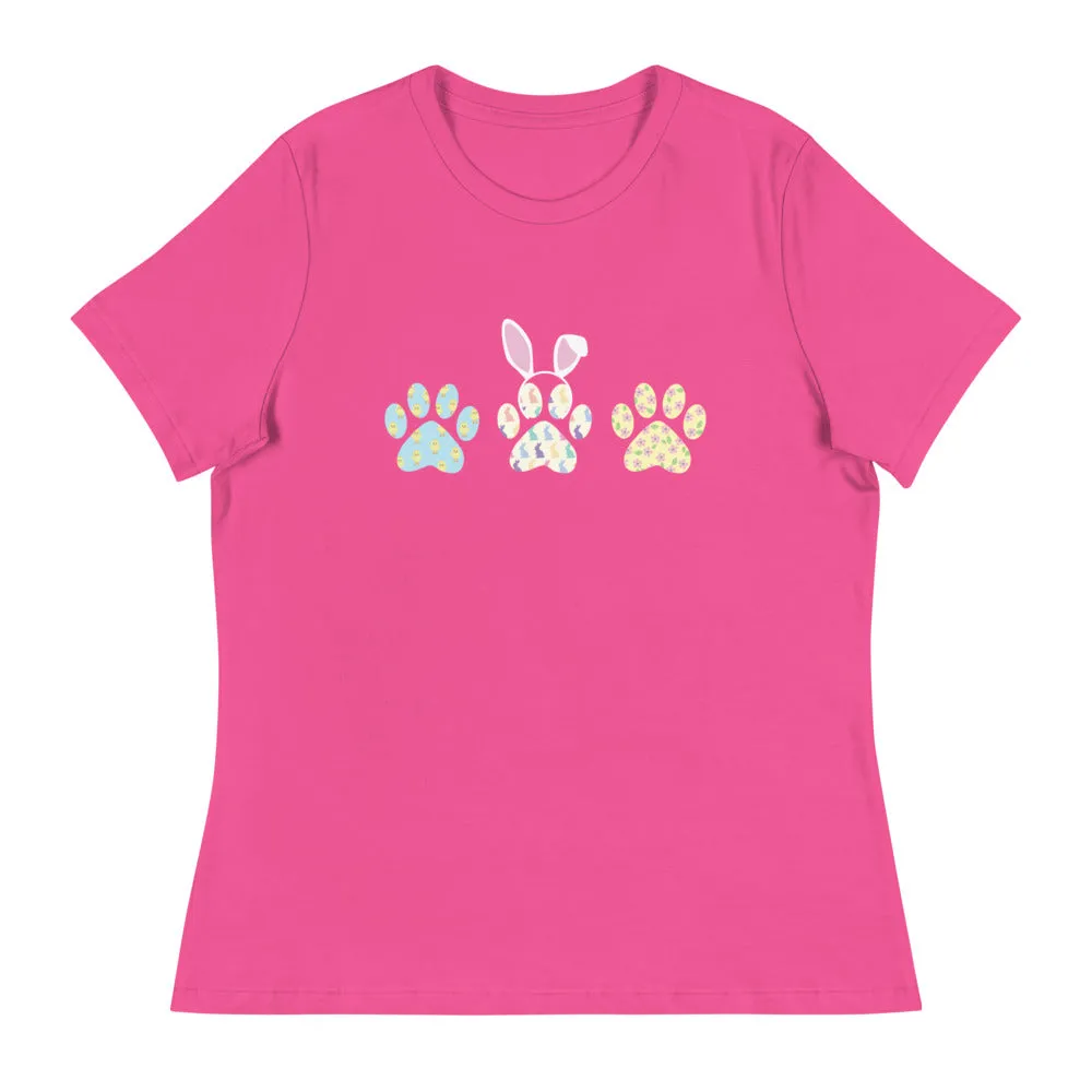 Easter Paws Women's Relaxed T-Shirt