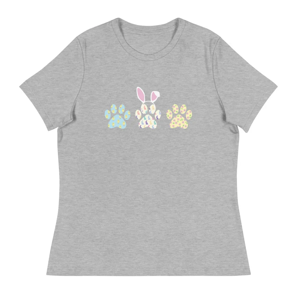 Easter Paws Women's Relaxed T-Shirt