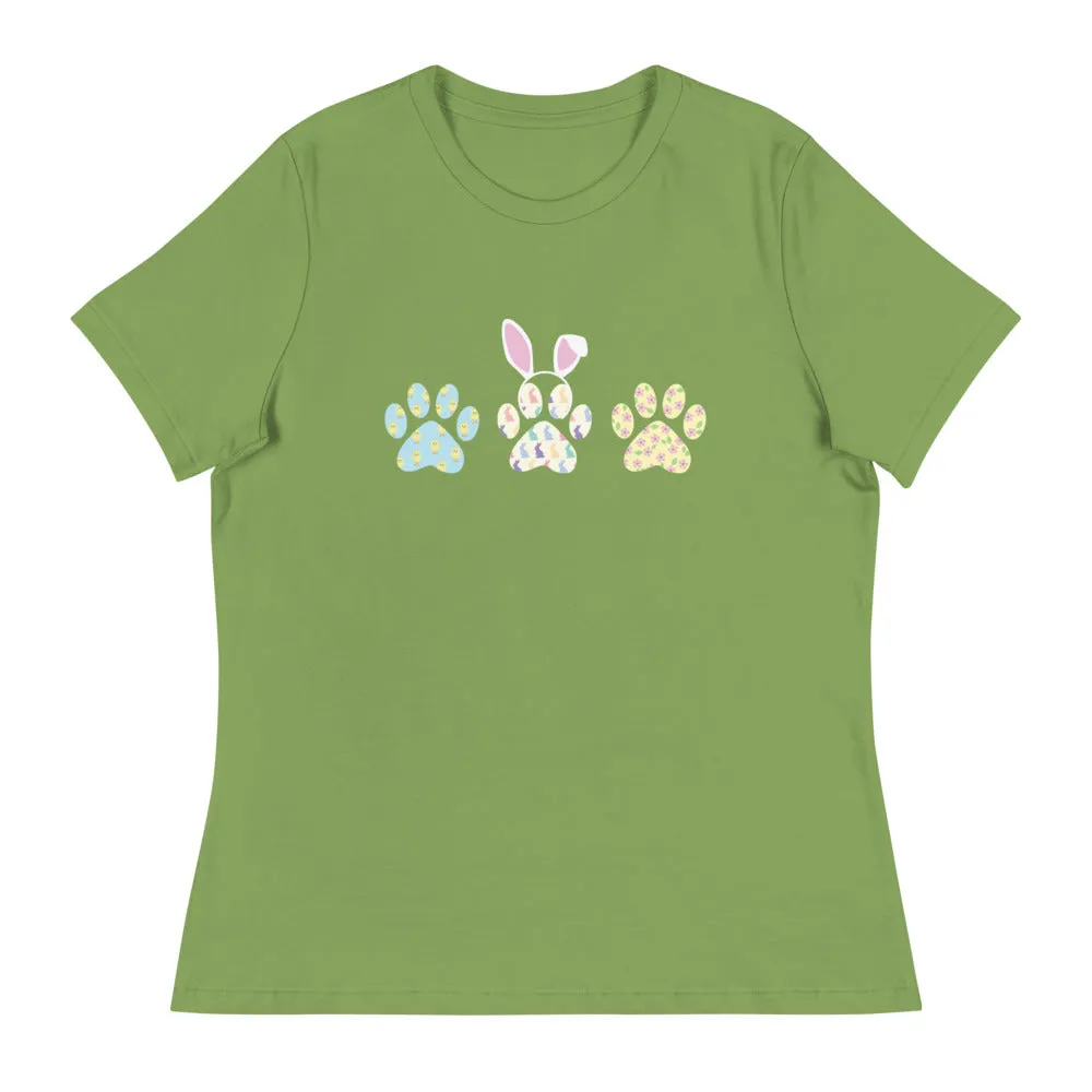 Easter Paws Women's Relaxed T-Shirt